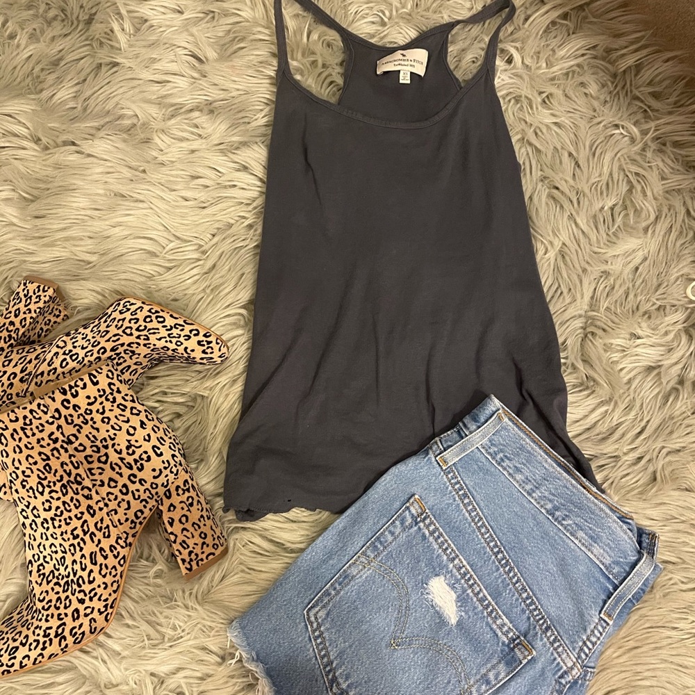 Navy tank top